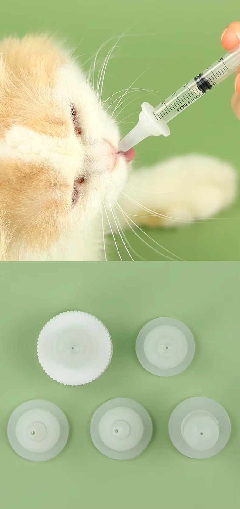 Pet Feeding Device Set Cat Dog Care Bottle Syringe Suit Newborn Kitten Feed Device with Feeding Bottle Puppy Medication Device