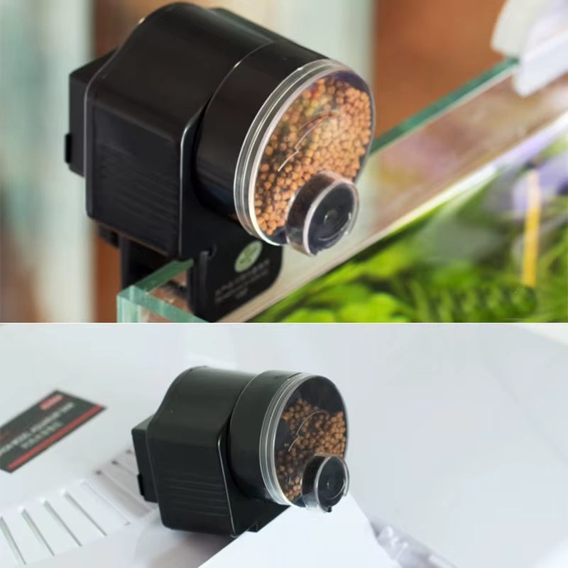 Automatic Fish Feeder for Aquarium Fish Tank Auto Feeder with Timer Pet Feeding Dispenser Fish Shrimp Betta Goldfish Food Feeder
