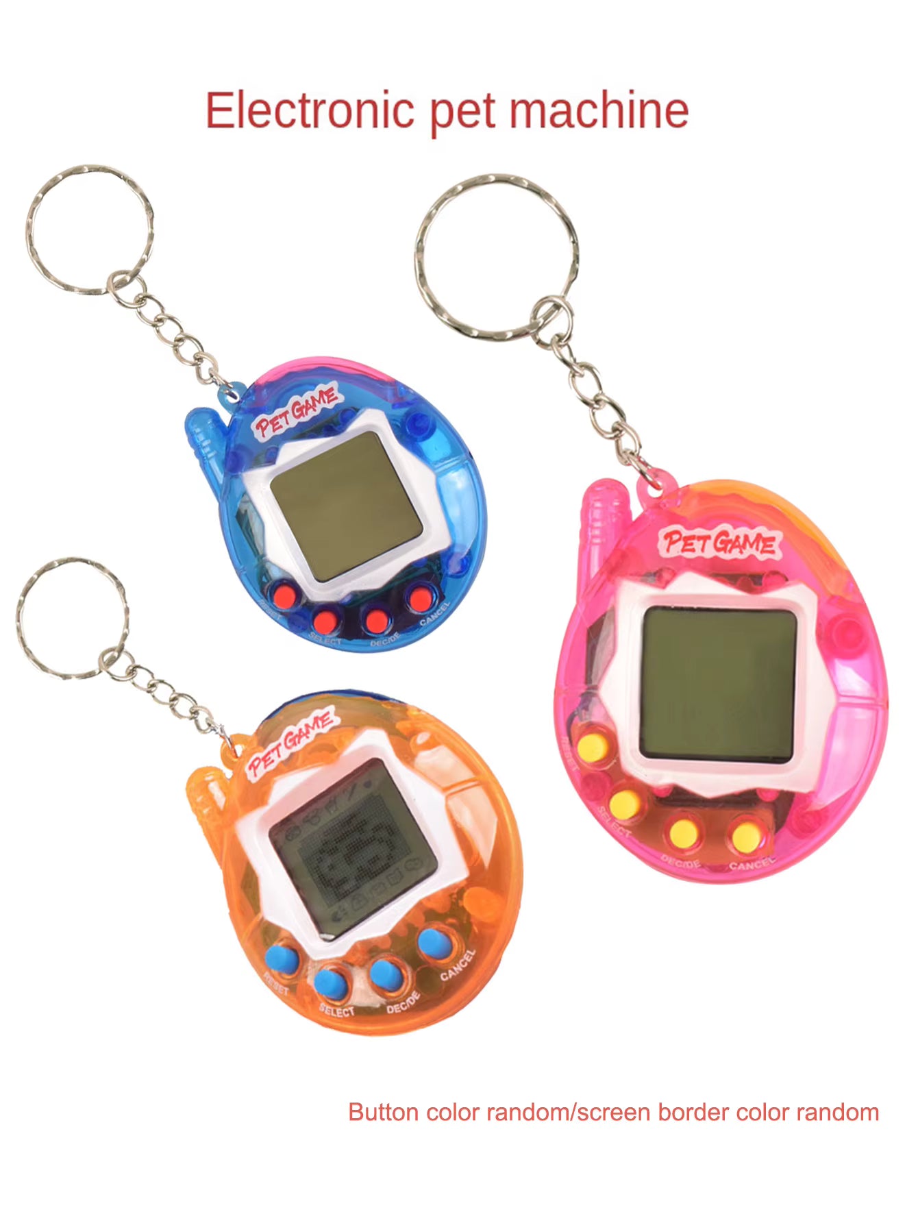 Retro Handheld Virtual Pet Game - Compact, Easy-to-Use, Interactive Fun - Perfect Gift for Holidays & Gamers