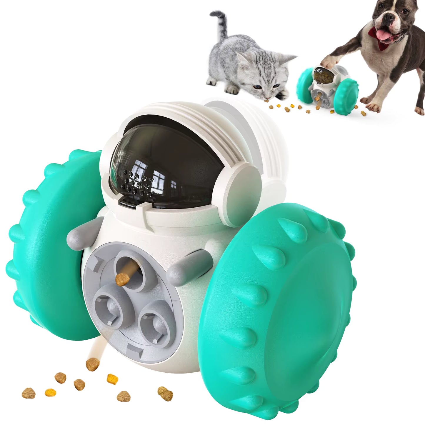 Pet Dog Toy Funny Tumbler Slow Food Feeder Dispenser For Small Dogs Cats Interactive Improve IQ Yorkshire Schnauzer Pug Toys